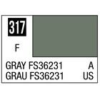 Gunze . GNZ Aqueous Color H317 Flat Gray FS36231 US Navy Aircraft Standard Color 10ml Bottle