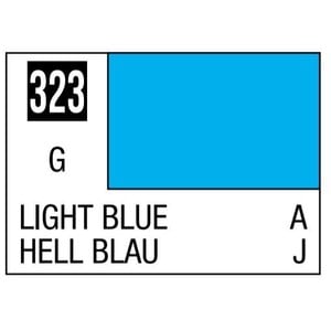 Gunze . GNZ Aqueous Color H323 Gloss Light Blue Blue Impulse 10ml Bottle