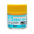 Gunze . GNZ Aqueous Color H34 Gloss Cream Yellow 10ml Bottle