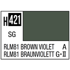 Gunze . GNZ Aqueous Color H421 Semi Gloss RLM81 Brown Violet German Luftwaffe Aircraft 10ml Bottle