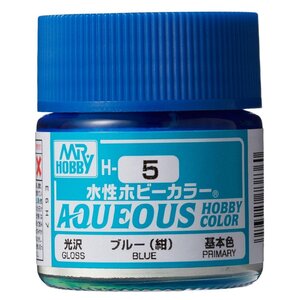 Gunze . GNZ Aqueous Color H5 Gloss Blue 10ml Bottle