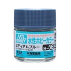 Gunze . GNZ Aqueous Color H56 Semi-Gloss Intermediate Blue 10ml Bottle