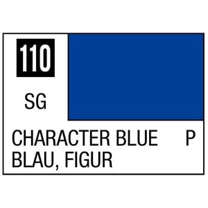 Gunze . GNZ Mr. Color 110 - Character Blue (Semi-Gloss/Primary) - 10ml