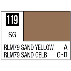 Gunze . GNZ Mr. Color 119 - RLM76 Sand Yellow (Semi-Gloss/Aircraft) - 10ml