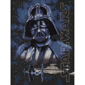 Dimensions . DMS Star Wars Counted Cross Stitch Kit 9"X12"Darth Vader