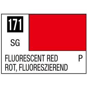 Gunze . GNZ Mr. Color 171 - Fluorescent Red (Gloss/Primary) - 10ml