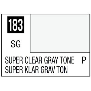 Gunze . GNZ Mr. Color 183 - Super Clear Gray Tone (Semi-Gloss/Primary) - 10ml