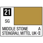 Gunze . GNZ Mr. Color 21 - Middle Stone (Semi-Gloss/Aircraft) - 10ml