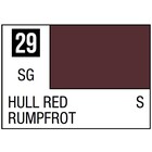 Gunze . GNZ Mr. Color 29 - Hull Red (Semi-Gloss/Ship) - 10ml