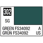 Gunze . GNZ Mr. Color 302 Green FS34092 (Semi-Gloss/Aircraft) - 10ml