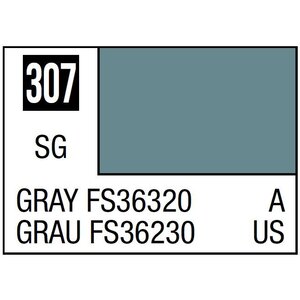 Gunze . GNZ Mr. Color 307 Gray FS36320 (Semi-Gloss/Aircraft) - 10ml