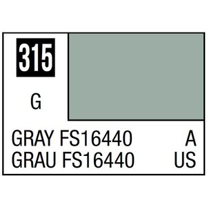 Gunze . GNZ Mr. Color 315 Gray FS16440 (Semi-Gloss/Aircraft) - 10ml