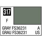 Gunze . GNZ Mr. Color 317 Gray FS36231 (Semi-Gloss/Aircraft) - 10ml