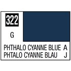 Gunze . GNZ Mr. Color 322 Phthalo Cyanne Blue (Gloss/Aircraft) - 10ml
