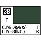 Gunze . GNZ Mr. Color 38 - Olive Drab 2 (Flat/Tank) - 10ml