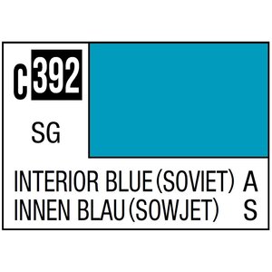 Gunze . GNZ Mr. Color 392 Interior Blue. Soviet Aircraft Cockpit - 10ml
