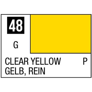 Gunze . GNZ Mr. Color 48 - Clear Yellow (Gloss/Primary) - 10ml