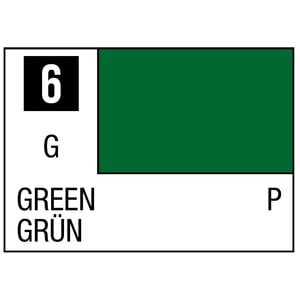 Gunze . GNZ Mr. Color 6 - Green (Gloss/Primary) - 10ml