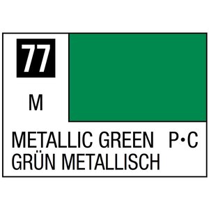 Gunze . GNZ Mr. Color 77 - Metallic Green (Metallic/Primary Car) - 10ml
