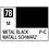 Gunze . GNZ Mr. Color 78 - Metal Black (Metallic/Primary Car) - 10ml