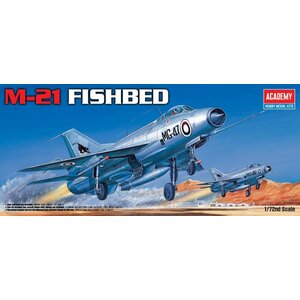 Academy Models . ACY 1/72 Mig21 Fishbed Fighter