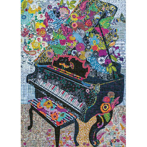 Heye Puzzles. HEY 1000 pc Quilt Art Sewn Piano Puzzle