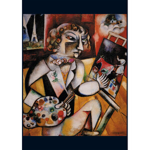 Piatnik Puzzles . PIA Self-Portrait with 7 Fingers Chagall 1000pc Puzzle