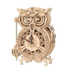 Robotime . ROE Mechanical Wood Models; Owl Clock