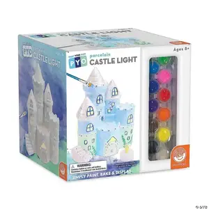 MindWare . MIW Paint Your Own Porcelain Castle Light