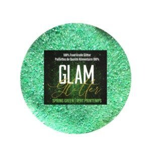 Create Distribution . CDI Glam Glitter Spring Green 10g