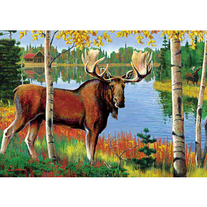 Cobble Hill . CBH Moose (tray) | 35 Piece Tray Puzzle
