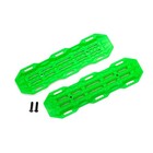 Traxxas . TRA Traction boards, green/ mounting hardware