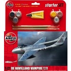 Airfix . ARX 1/72 DeHavalland  Vampire T.11  Starter Set