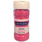 Celebakes . CBK Sprinkles Perfectly Pink Jimmies 3 oz