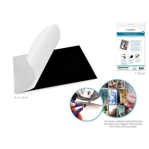 CraftMedley . CMD Magnetic Sheet: 6"x9" Self-Adhesive Photo Magnet Sheet