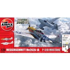 Airfix . ARX 1/72 Messerschmitt ME-262-1A & P-51D Mustang Dogfight Double Set