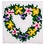 Wonder Art . WAT Latch Hook - Heart Wreath 8"x8"