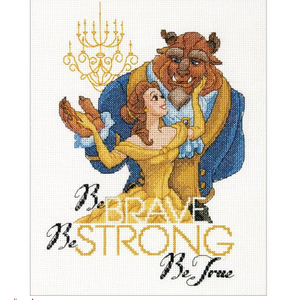 Dimensions . DMS Dimensions Be Brave Counted Cross Stitch Kit 8X10