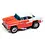 Auto World . AWD AW 1955 Chevy Bel Air (Red/White) HO Slot Car
