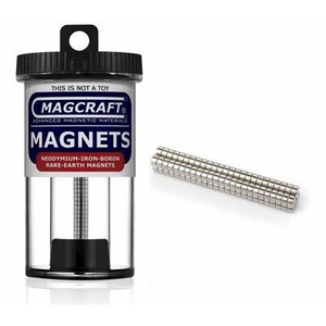 Magcraft Magnets . MFM 1/8X1/16 RARE EARTH MAGNT DISC