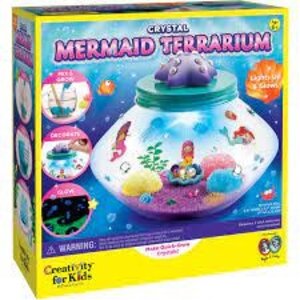 Creativity for kids . CFK Crystal Mermaid Terrarium