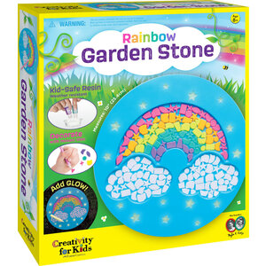 Creativity for kids . CFK Rainbow Garden Stone