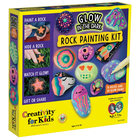 Creativity for kids . CFK Glow in the Dark Rock Painting Kit