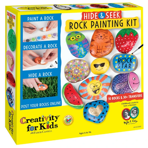 Creativity for kids . CFK Hide & Seek Rock Painting