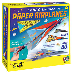 Creativity for kids . CFK Fold & Launch Paper Airplanes