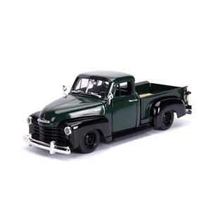 Jada Toys . JAD 1/24 "Just Trucks" 1953 Chevy Pickup W/Rack - Dark Green