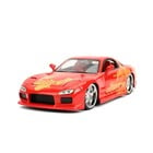 Jada Toys . JAD 1/24 Fast and Furious ORANGE JULIUS MAZDA RX 7