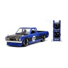 Jada Toys . JAD 1/24 "Just Trucks" w/Rack 1972 Datsun 620 Pickup-Glossy Blu