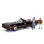 Jada Toys . JAD 1/18 "Hollywood Rides" 1966 TV Series Batmobile with Batman
