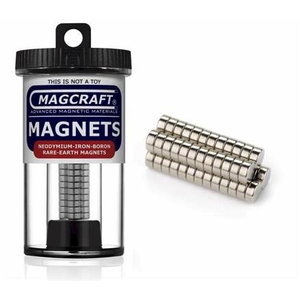 Magcraft Magnets . MFM 1/4X1/10 Rare Earth Disc Magnet